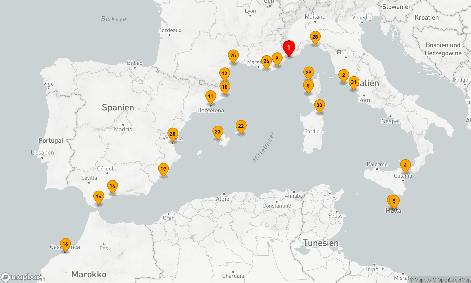 TYRRHENISCHE SCHÄTZE & MEDITERRANE OUVERTÜRE