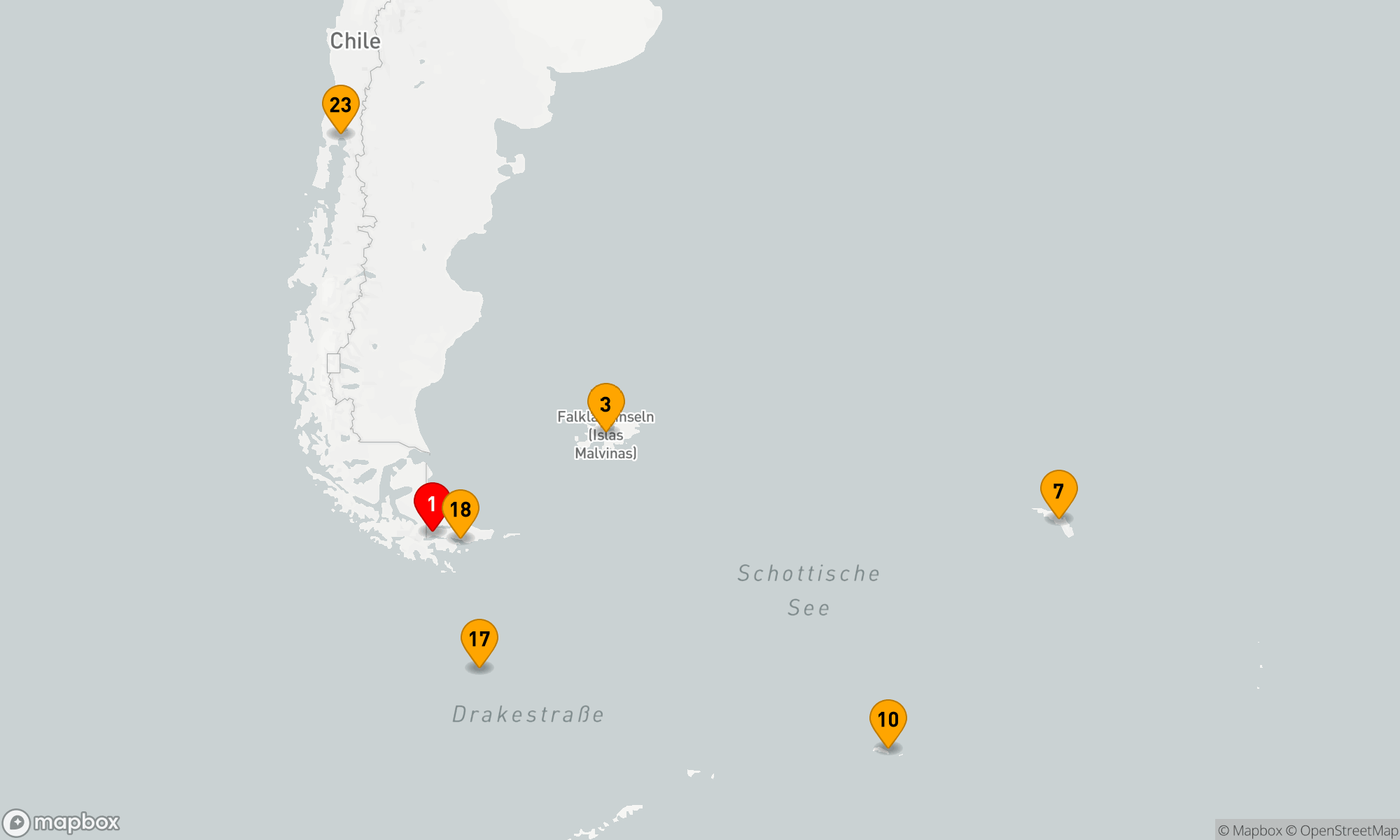 Expedition Antarktis mit Chiles Fjordwelt (INS2602)