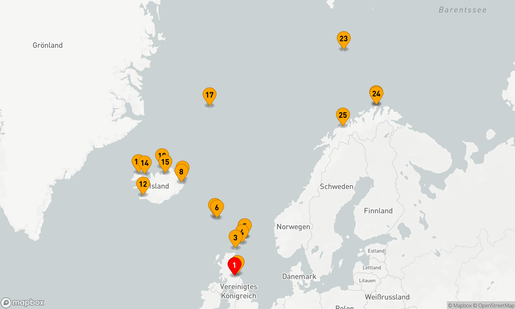 Nordische Entdeckungsreise: Von Schottland nach Norwegen