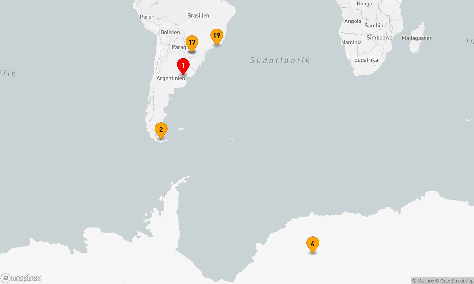 Höhepunkte der Antarktis, Argentinien und Brasilien - Kreuzfahrt & Landreise