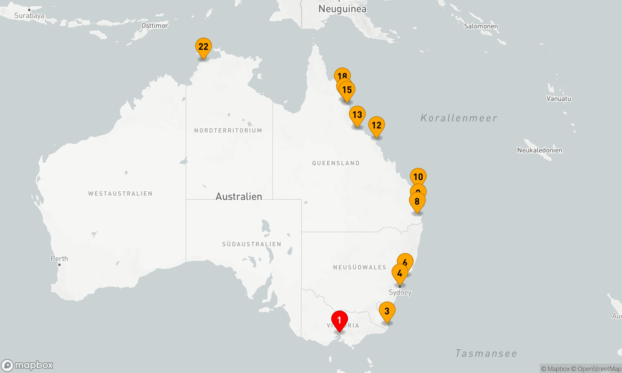 Australiens Küstenglanz