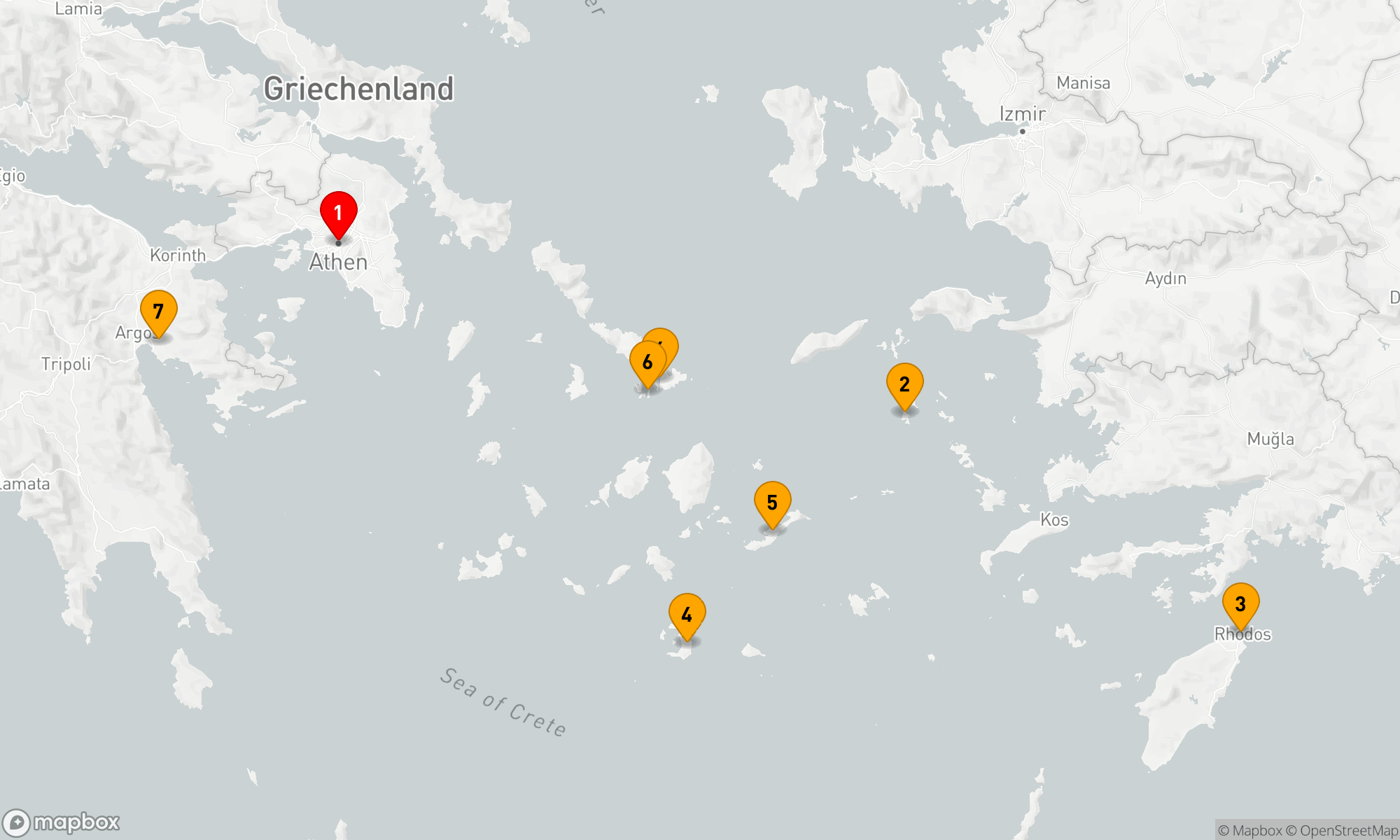 Kreuzfahrt zu den griechischen Inseln der südlichen Ägäis – mit Smithsonian Journeys