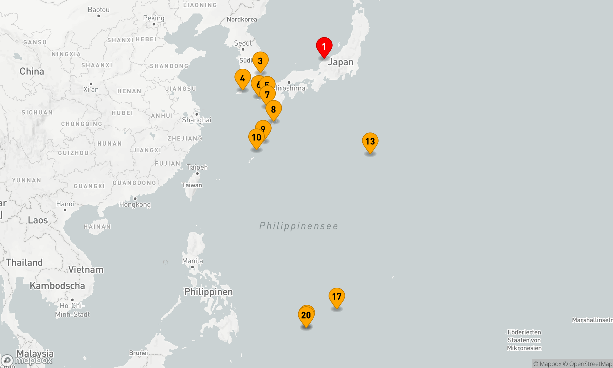 Südkorea, Japan und Mikronesien – Fokus Fernost: von urban bis ursprünglich (SPI2519)