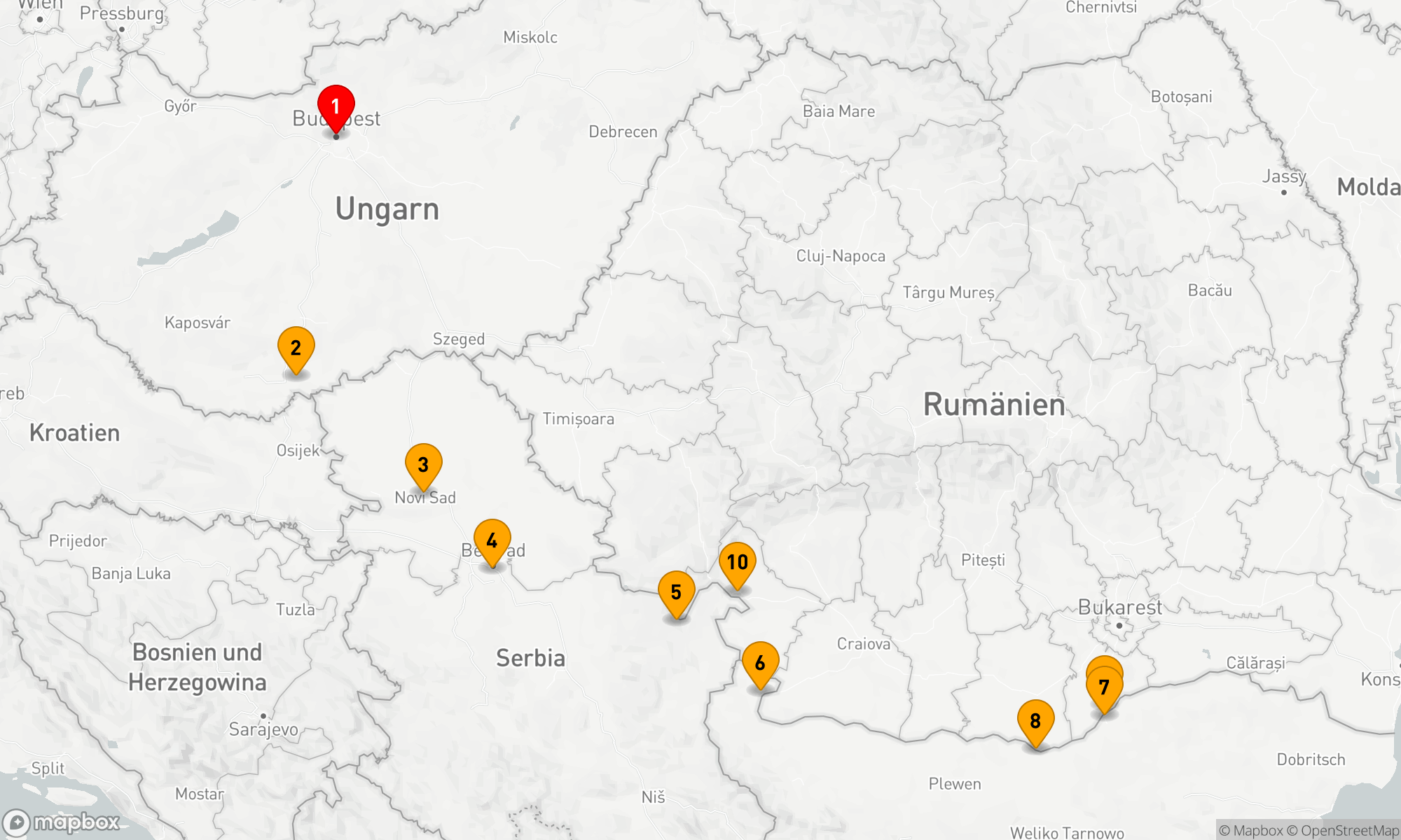 Der betörende Balkan mit Serbien, Bulgarien und Rumänien