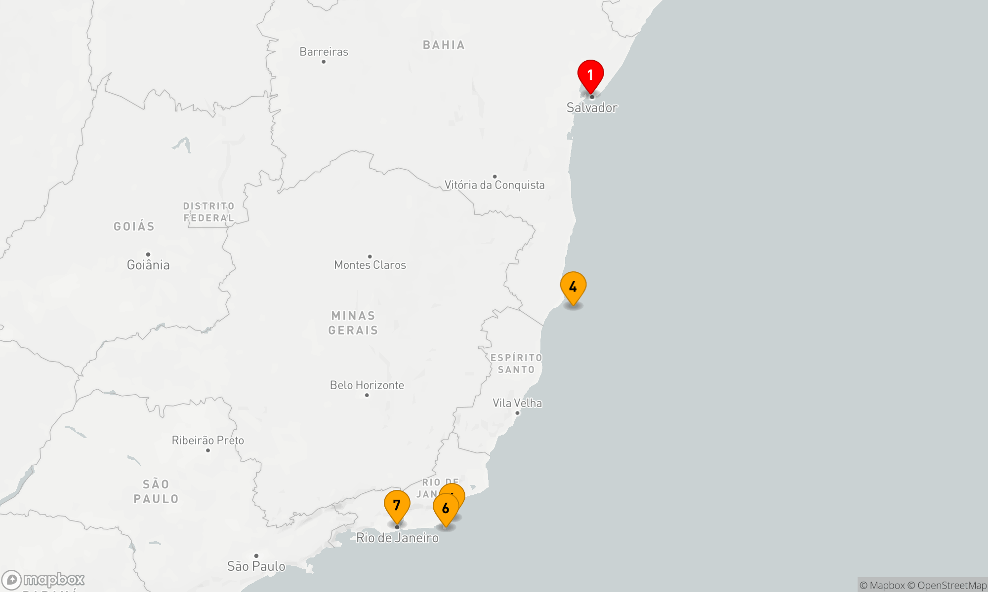 Tropisches Küstenabenteuer in Brasilien
