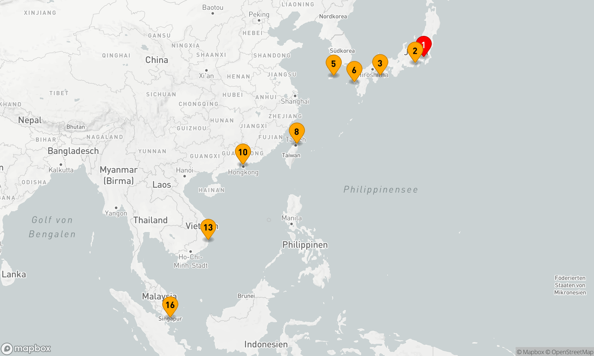 Faszination Asien: Von den Metropolen Japans zu den Tempeln Singapurs