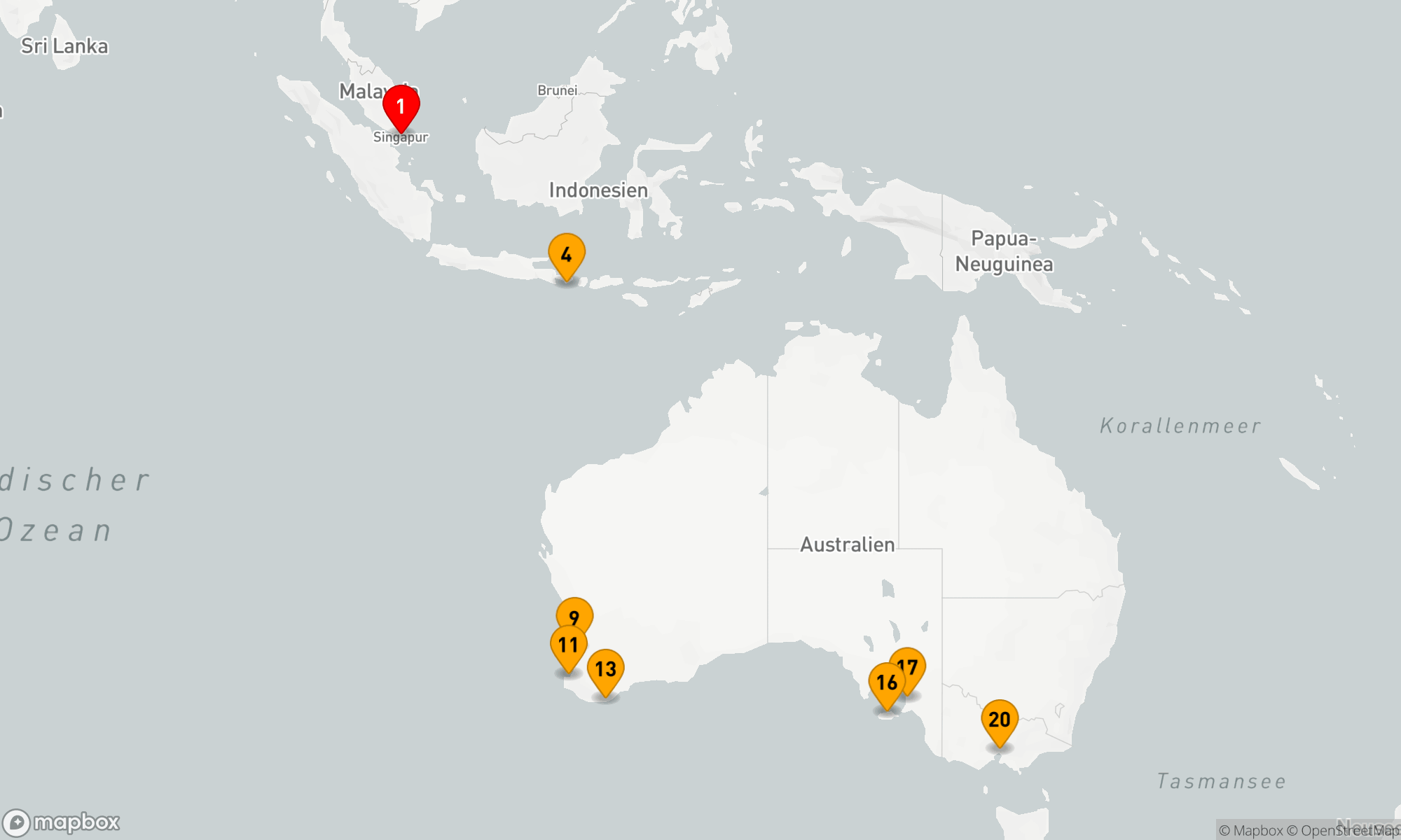 Von den Tropen Singapurs zu den Küsten Australiens: Ein unvergessliches Abenteuer