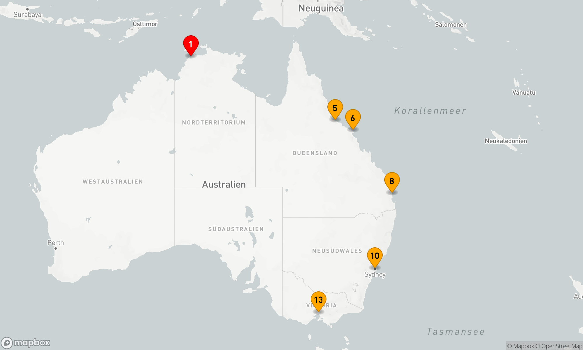 Küstenzauber Australiens: Von tropischen Paradiesen zu urbanen Highlights