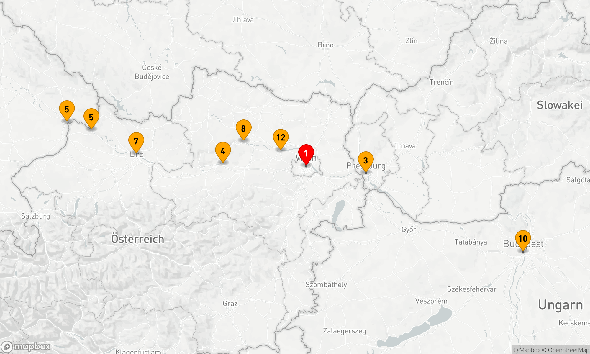 Donau-Weihnachten in Deutschland & Silvester in Österreich