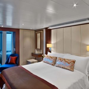 Seabourn Ovation - Wintergarden Suite Schlafbereich