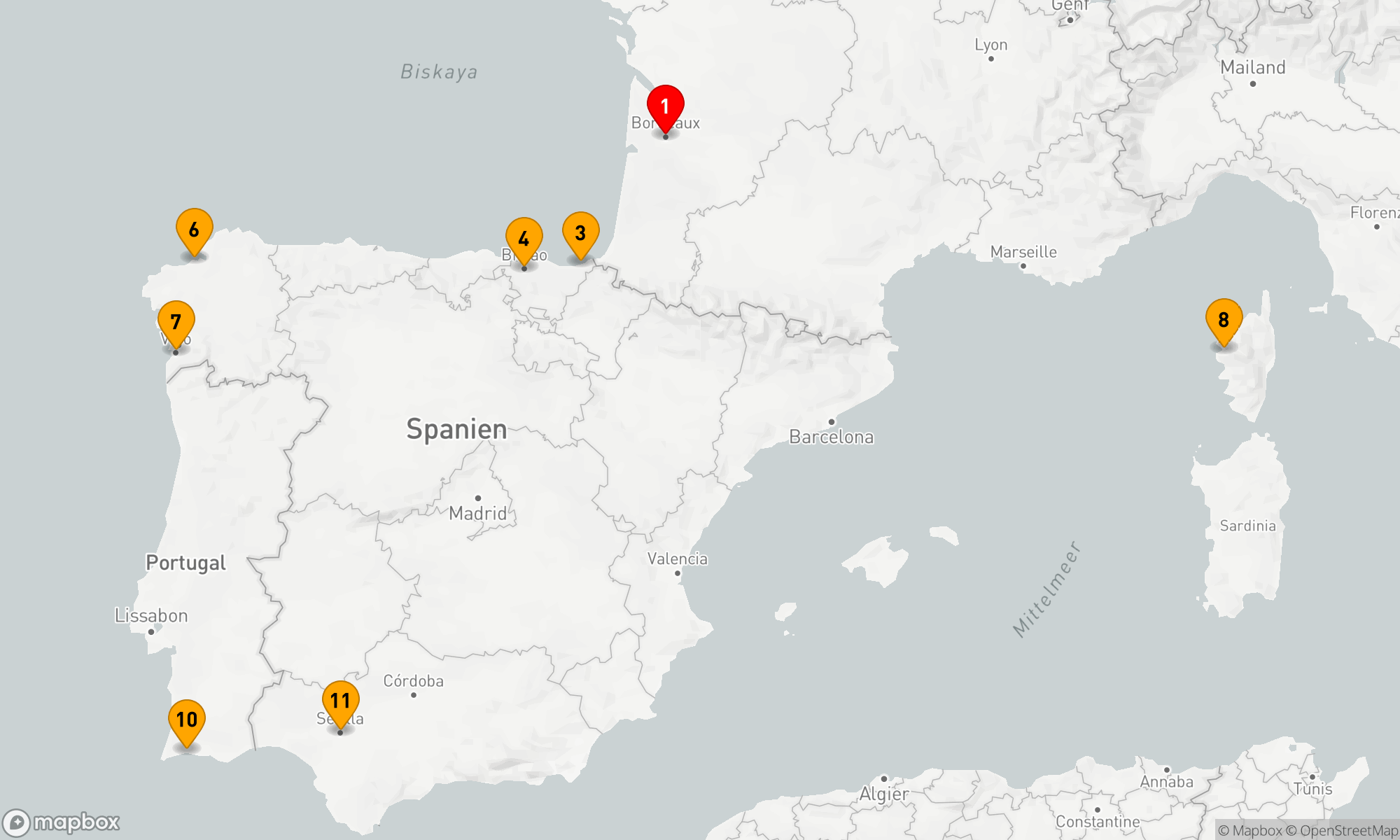 Entlang der iberischen Küstenzauber