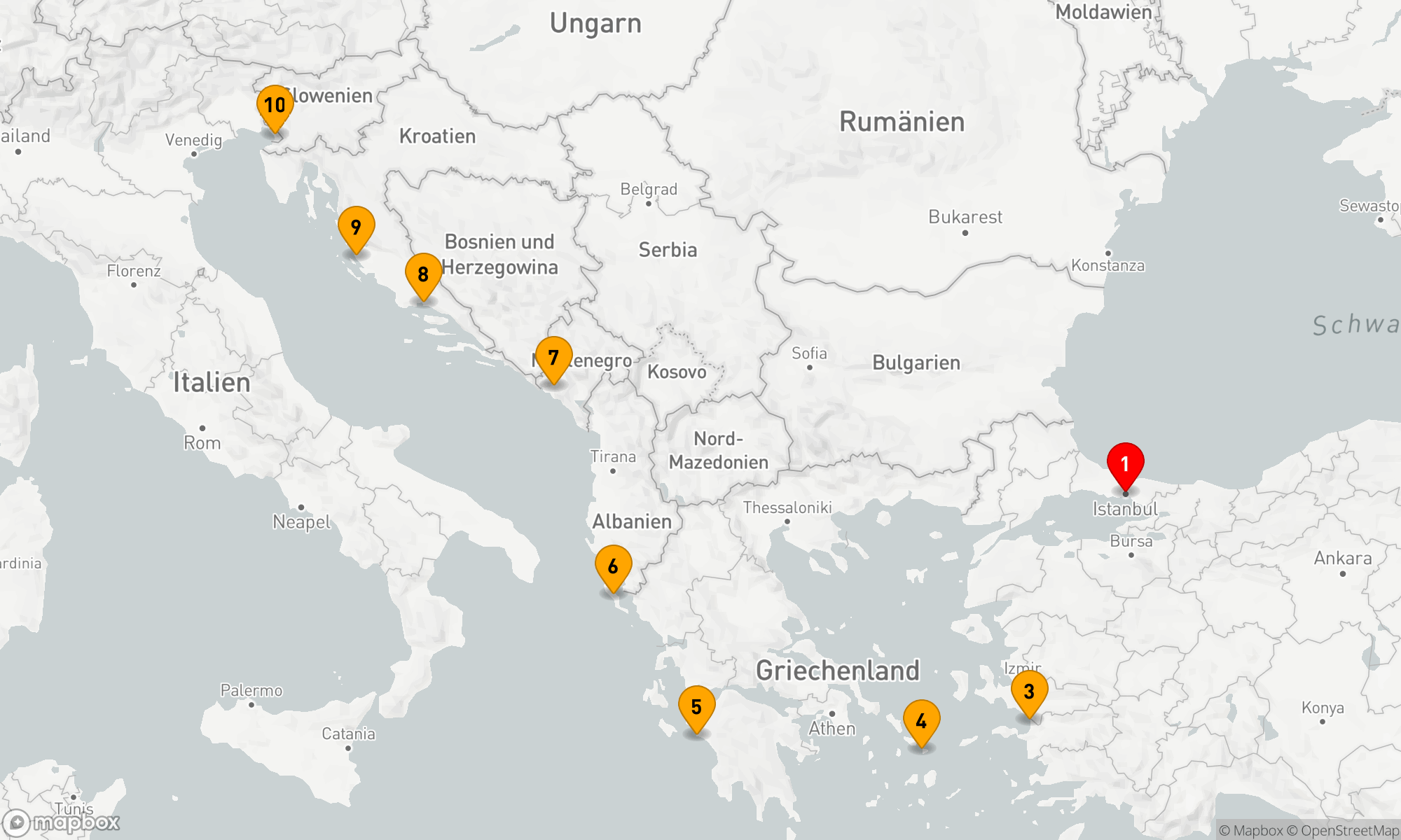 KULTURERBESTÄTTEN & GRIECHISCHE INSELN