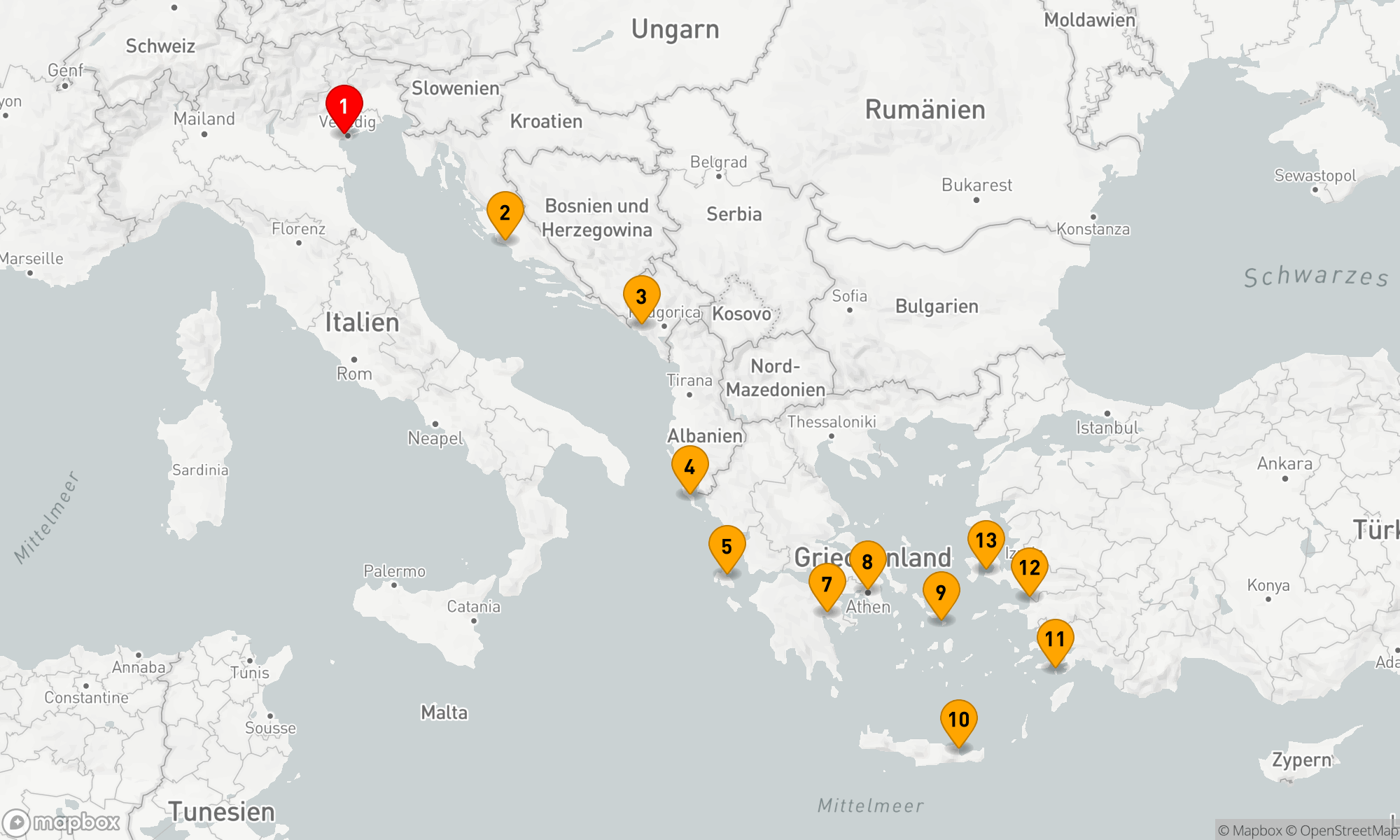 ADRIA, GRIECHISCHE SCHÄTZE & EPHESUS