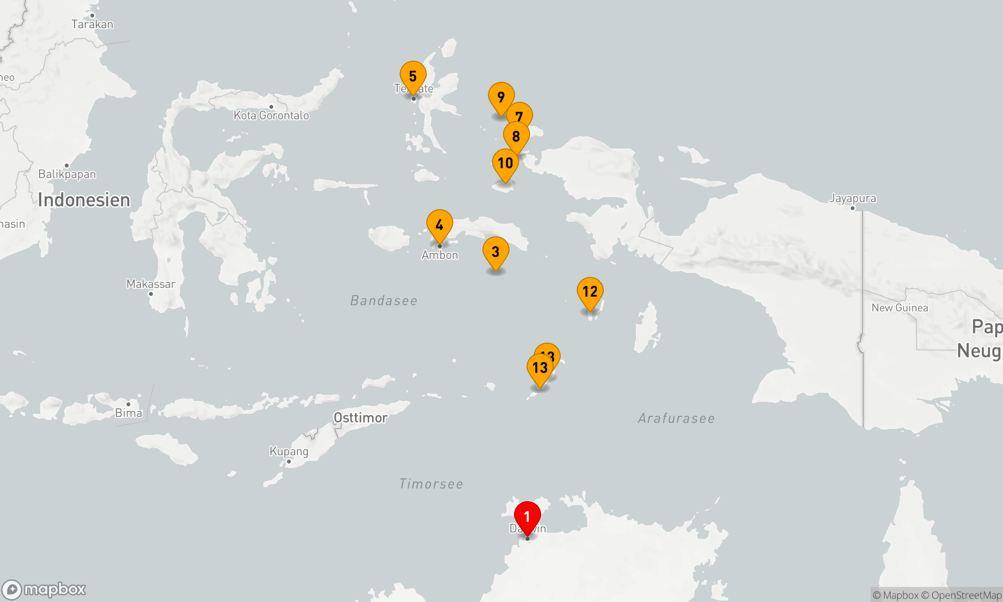 Geheimnisse Indonesiens: Gewürzinseln und Raja Ampat