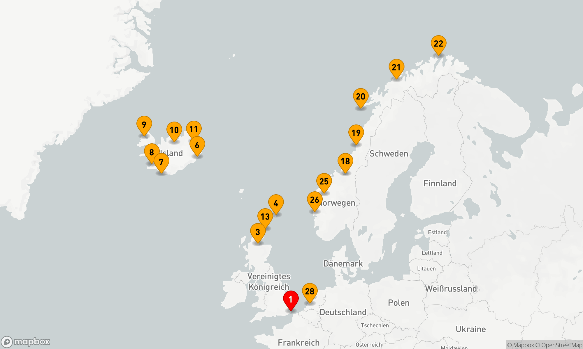 ISLÄNDISCHE INTRIGEN & NORWEGISCHE FJORDE