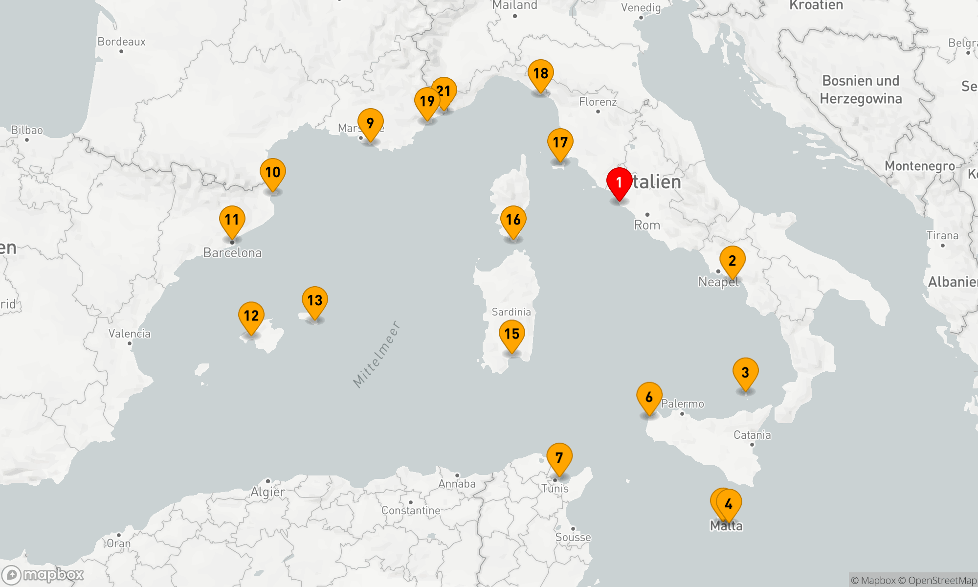 20-DAY RIVIERA & MEDITERRANEAN MAGIC