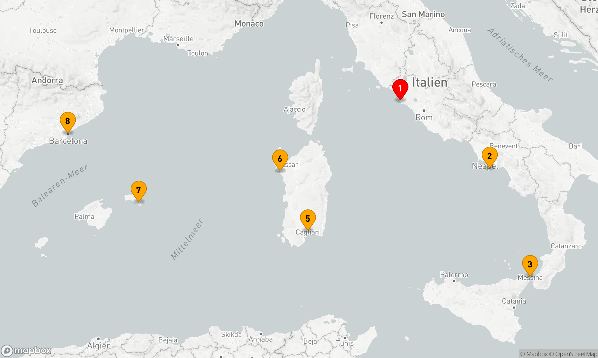 Mediterrane Schätze und Kulturen