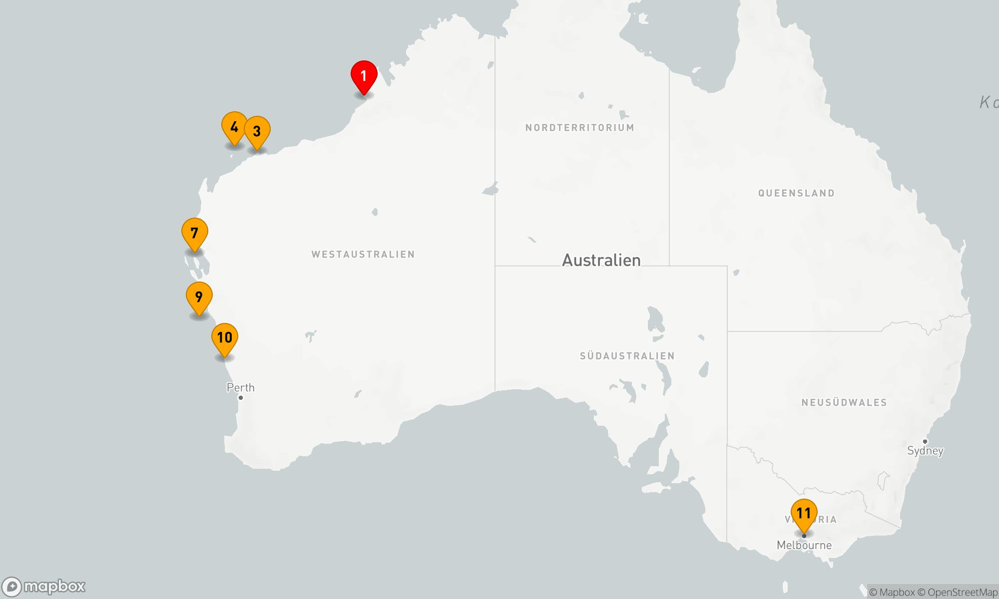 Australische Küstenschätze: Eine Erkundung der Westküste und der Inseln