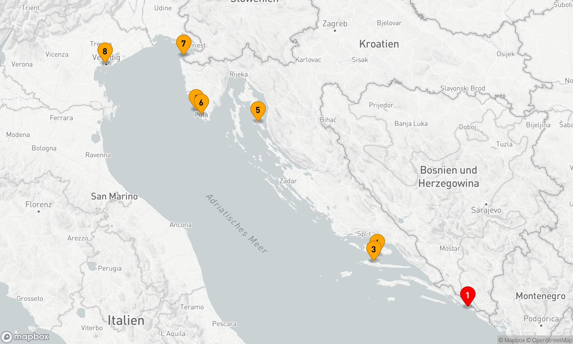 Adriatische Entdeckungstour