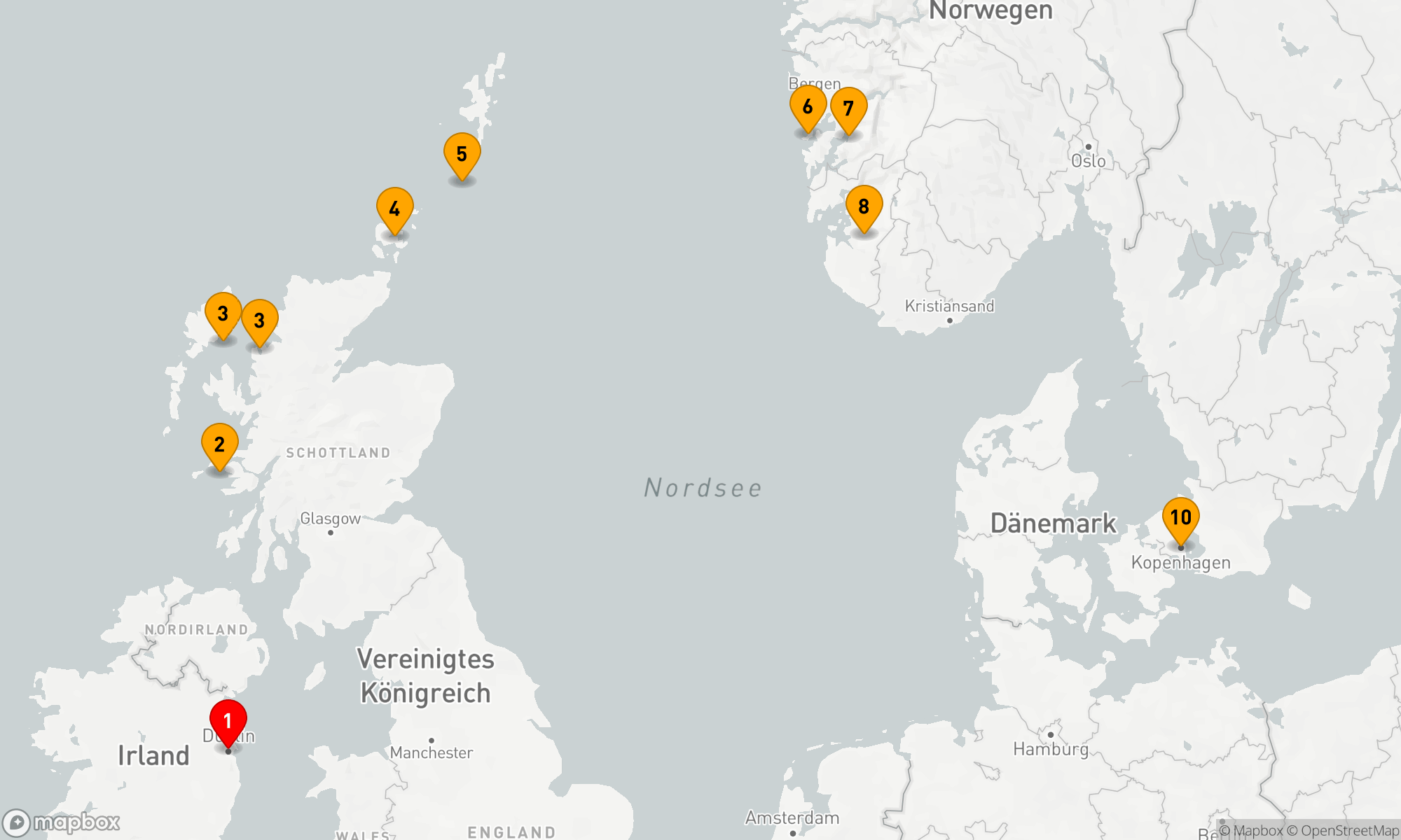 Nordische Abenteuer: Von Dublin nach Kopenhagen