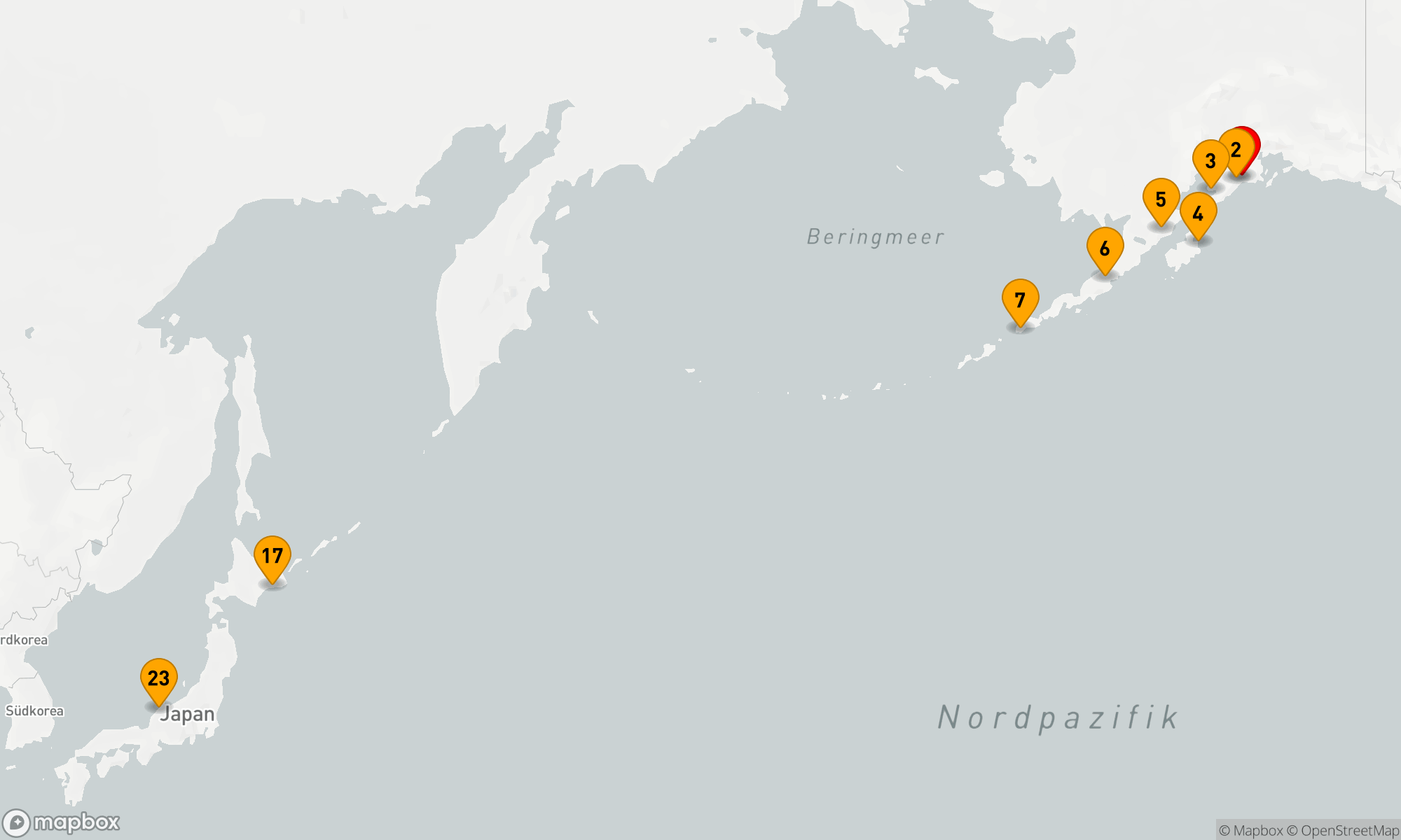Pazifischer Feuerring: Alaska, Aleuten und Hokkaido - Echte Entdecker-Trilogie von Alaska bis Asien (SPI2518)