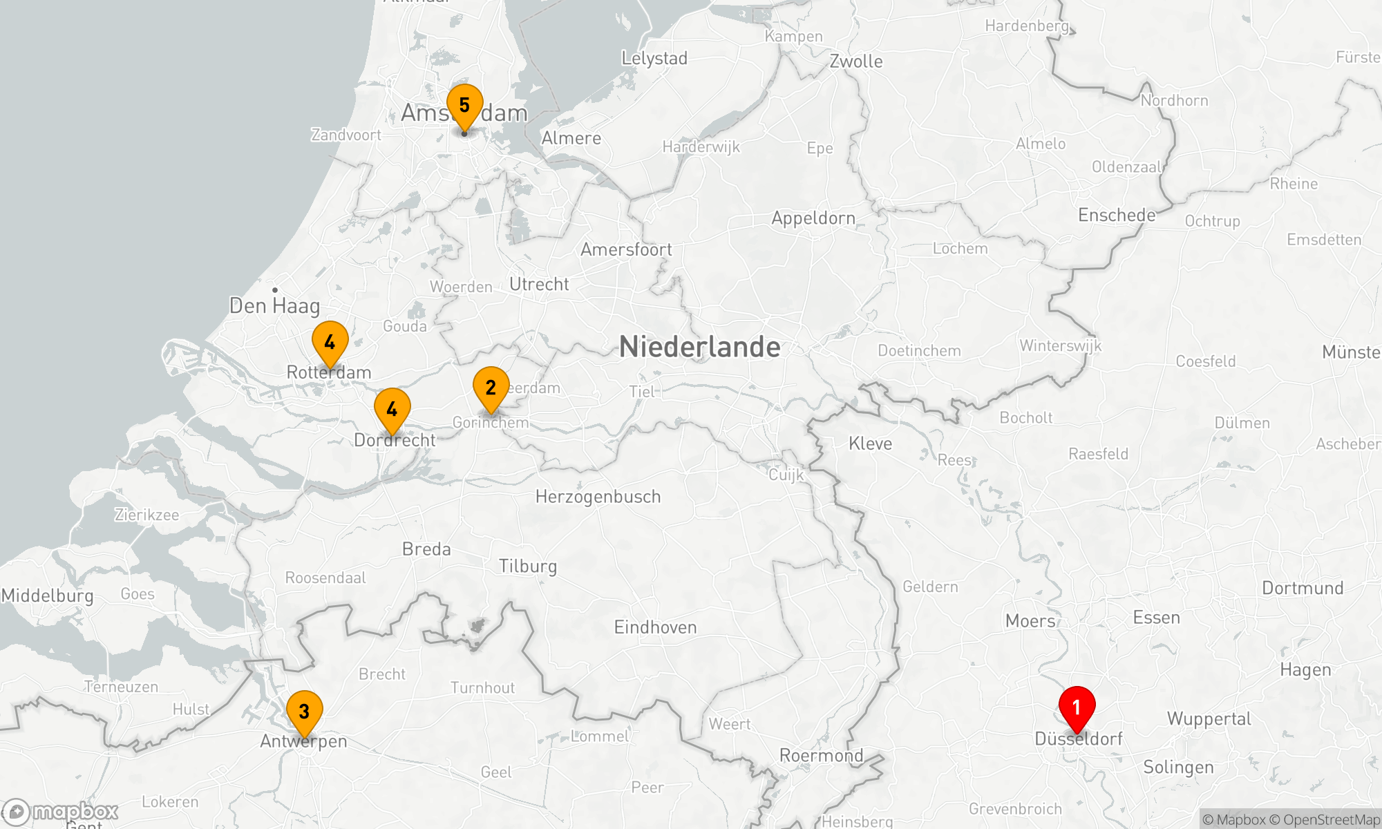 Legenden vom Niederrhein: Von Düsseldorf nach Amsterdam