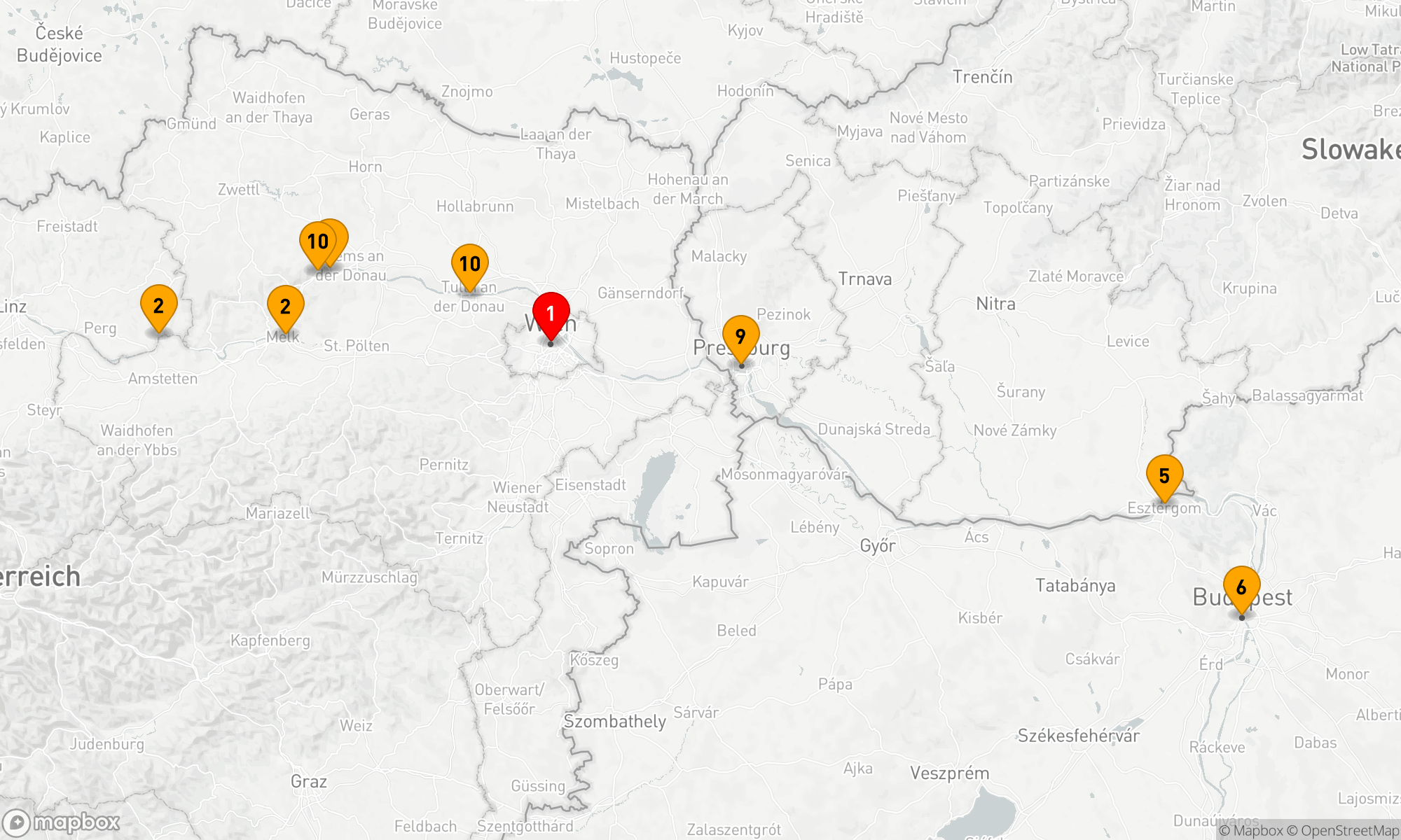 Die Lieblinge der Donau: Wien, Budapest, Bratislava & Wachau