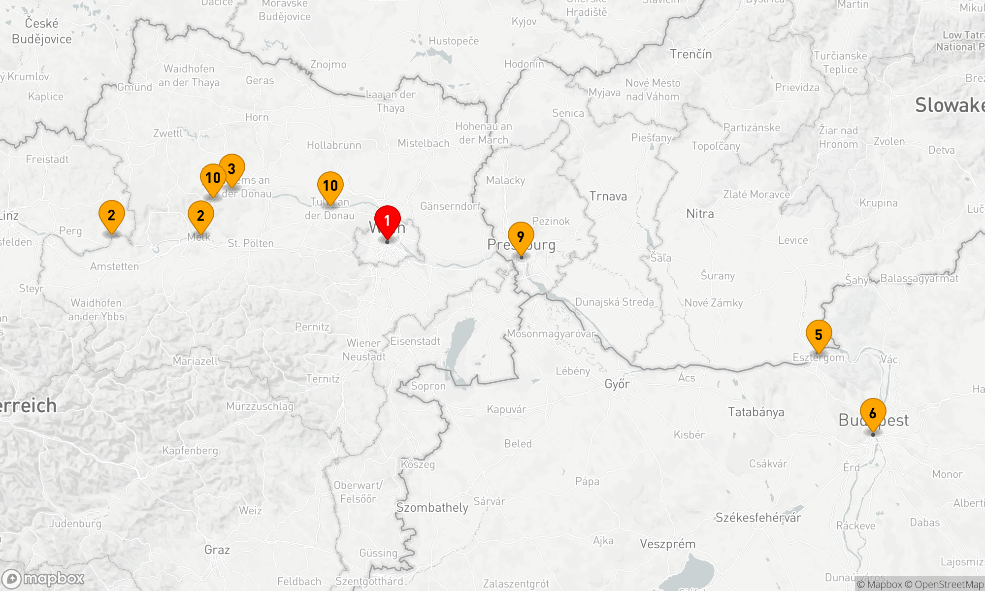 Die Lieblinge der Donau: Wien, Budapest, Bratislava & Wachau