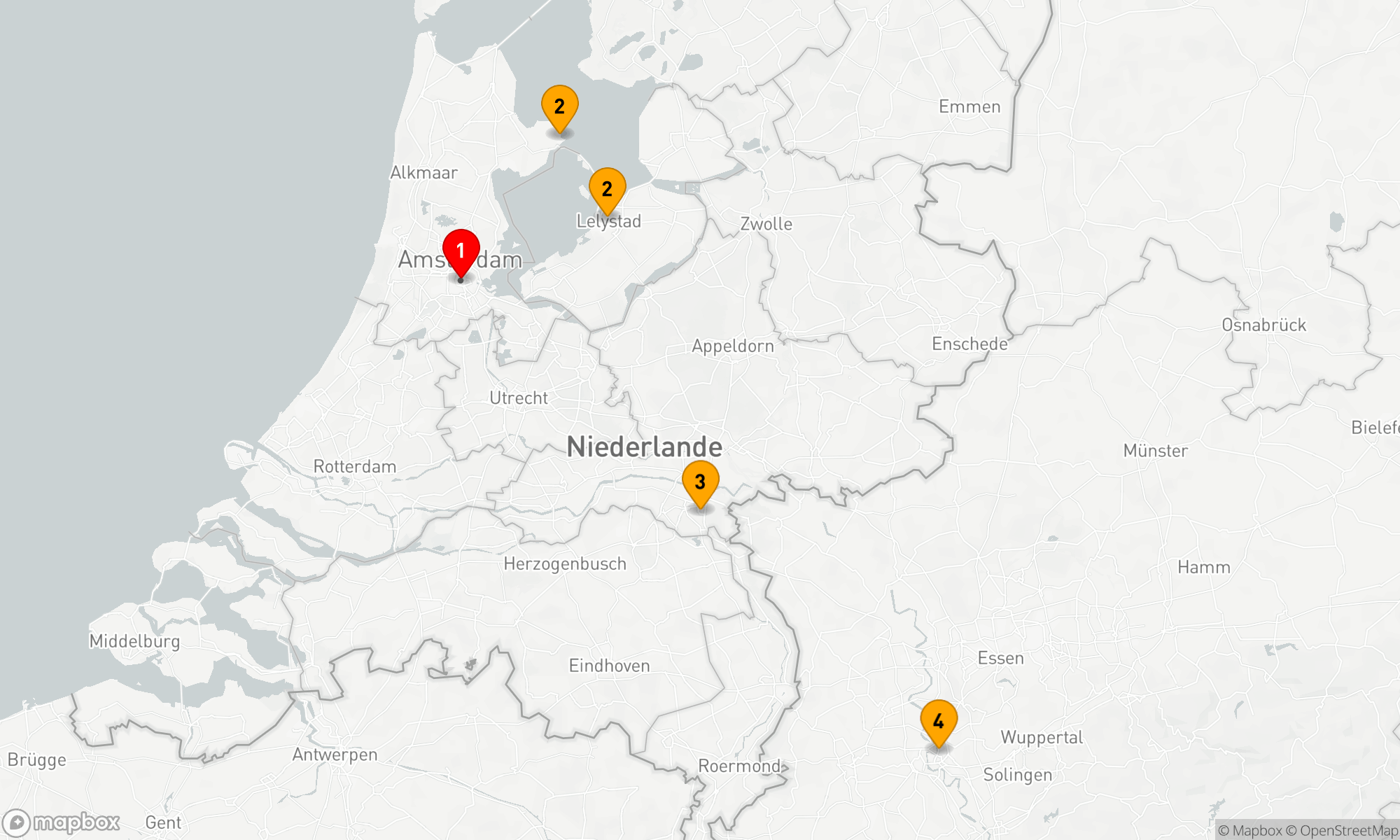 Juwelen des nördlichen Rheins mit Holland & Deutschland