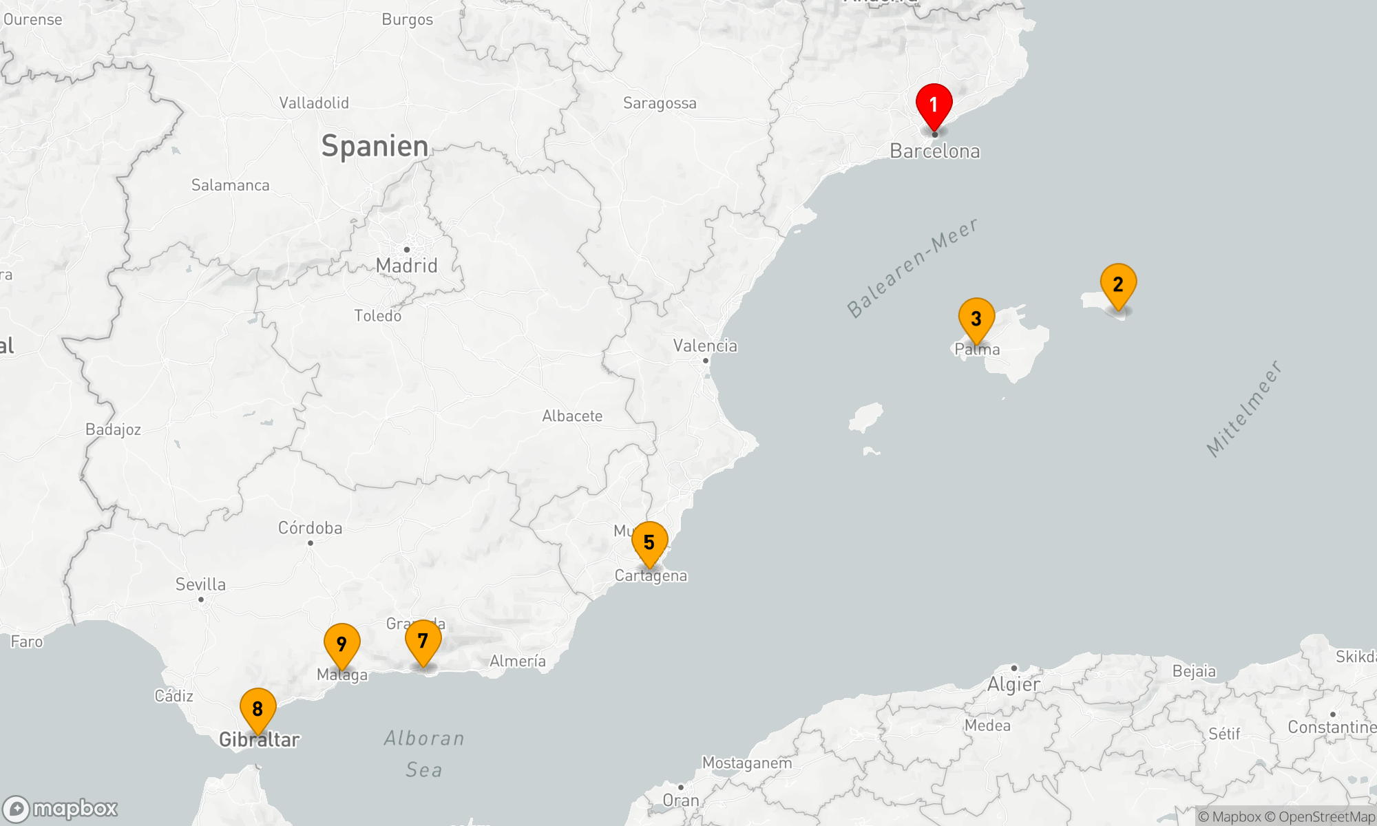 Spanische Küstenperlen: Inseln und Historische Städte