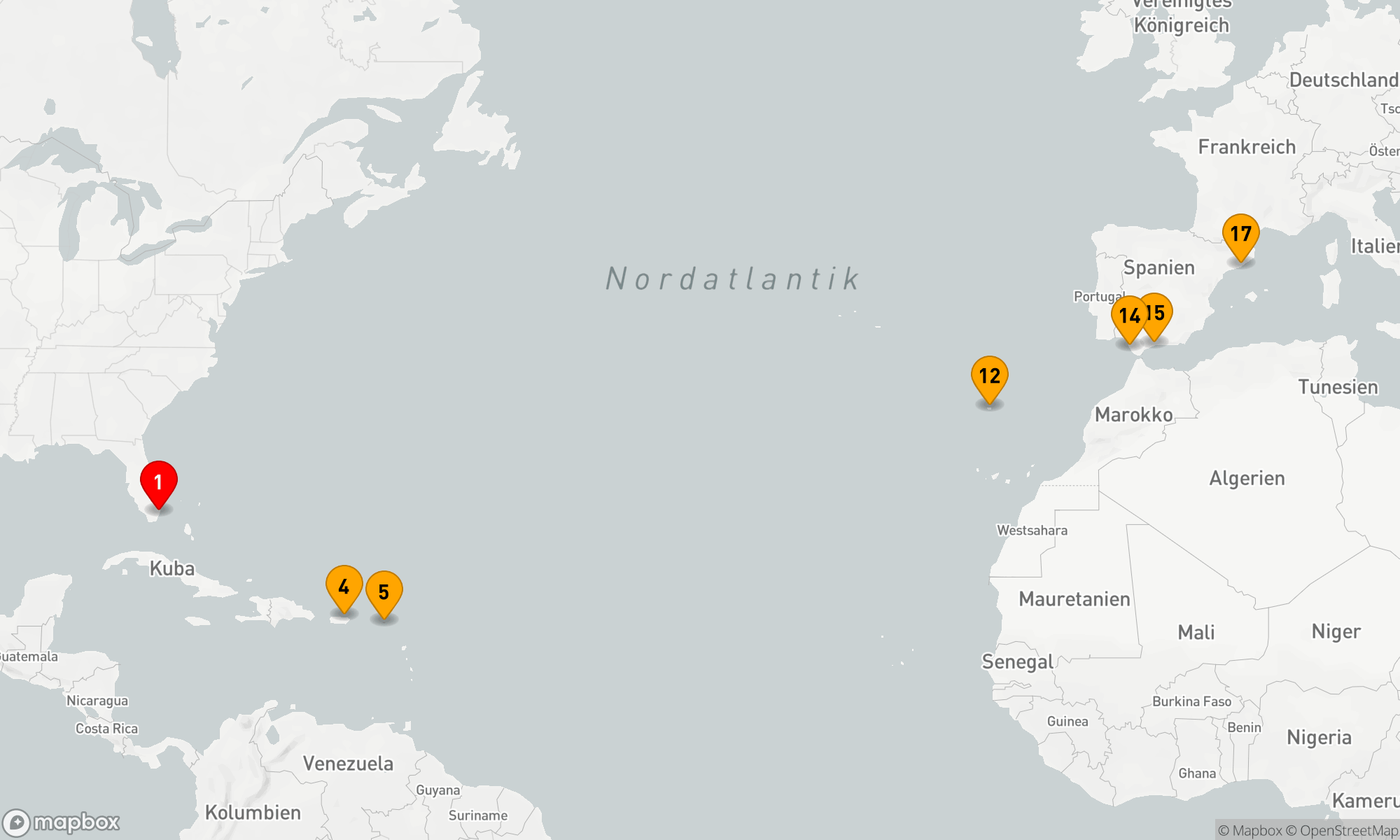 Atlantische Entdeckungsreise