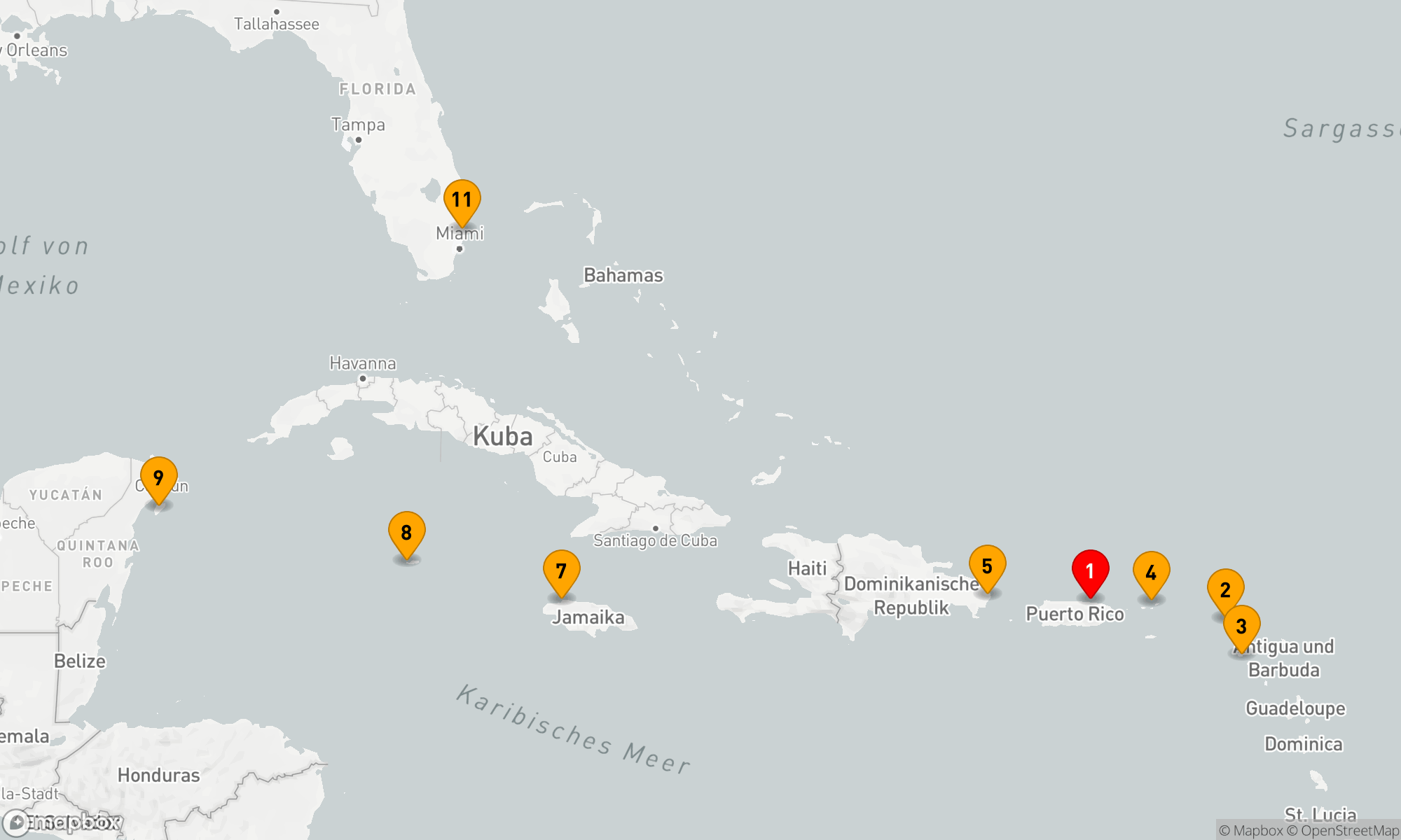 Karibische Eleganz: Von San Juan nach Fort Lauderdale